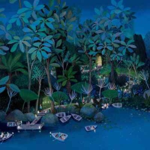 Party In The Forest by Jenni Murphy, limited edition giclee, thumbnail image