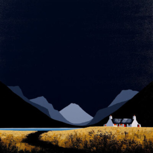 High Ridge Cottage by Jay Nottingham, acrylic on panel, thumbnail image