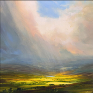 A Break In The Clouds by Harry Brioche, oil on board, thumbnail image
