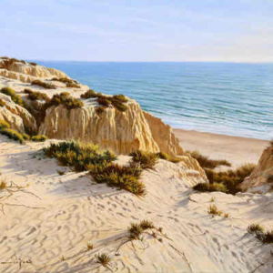 Acantilados De Arena by Juan Antonio Domínguez, oil on linen canvas, thumbnail image