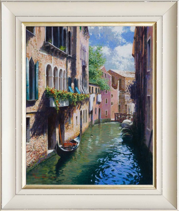 painting of venice by italian artist raffaele fiore