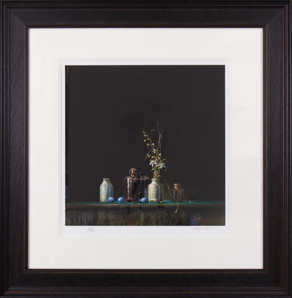 Four Pots And Eggs by Bryan Hanlon, limited edition print