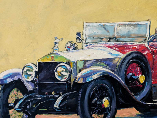 Rolls Royce Circa 1921 by John Lawrence, original painting