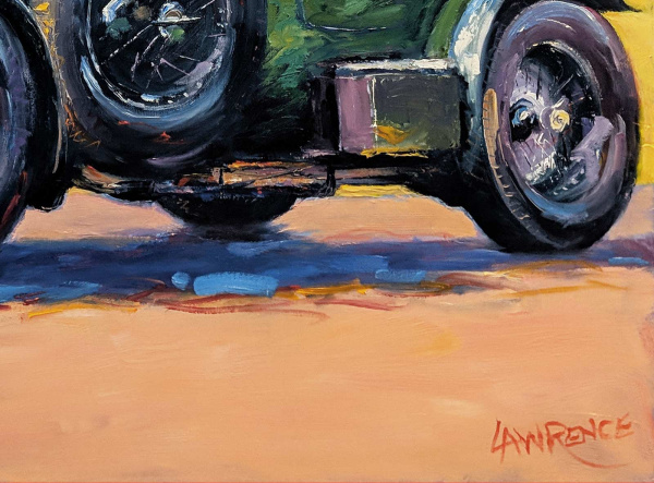Supercharged Blower Bentley by John Lawrence, original painting