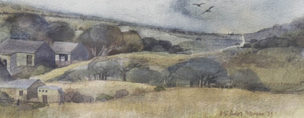 Two Crows (Original) by Michael Morgan, original painting