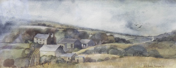 Two Crows (Original) by Michael Morgan, original painting
