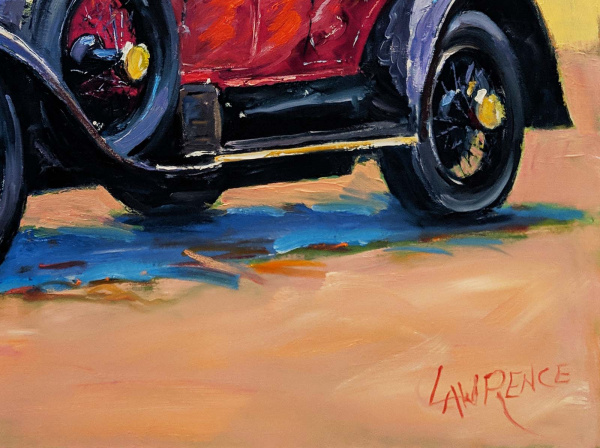 Rolls Royce Circa 1921 by John Lawrence, original painting