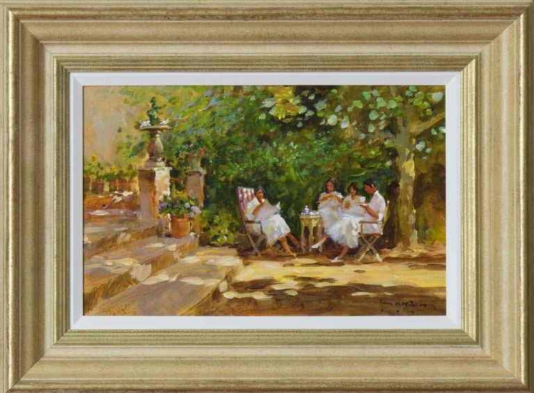 Garden Lunch, Seville by John Haskins