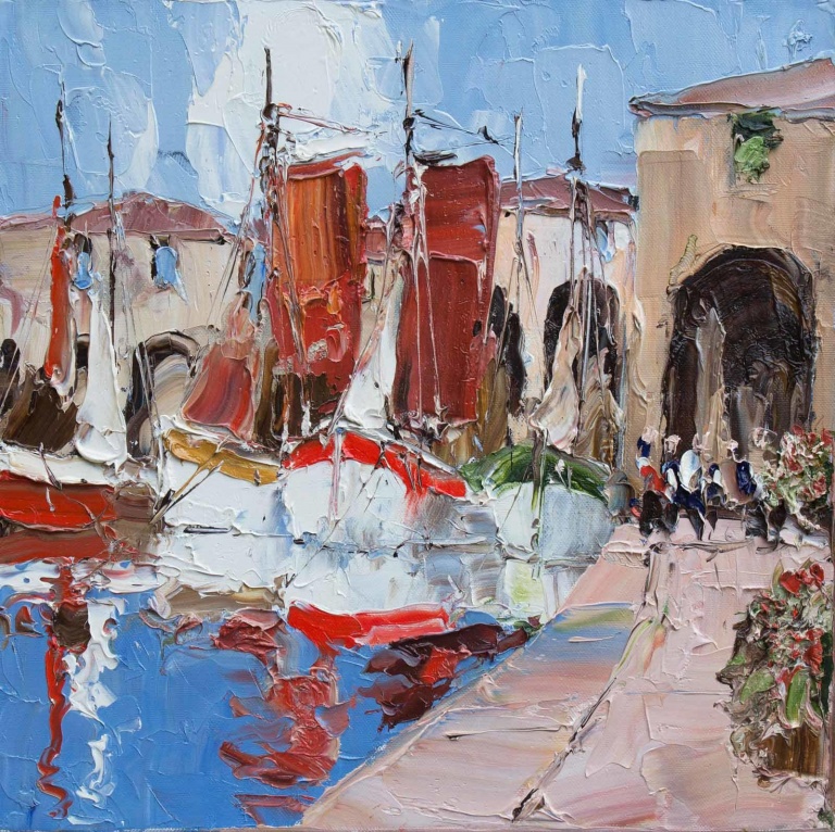 Harbour Stroll by Erich Paulsen
