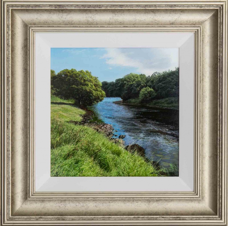 River Usk by Michael James Smith