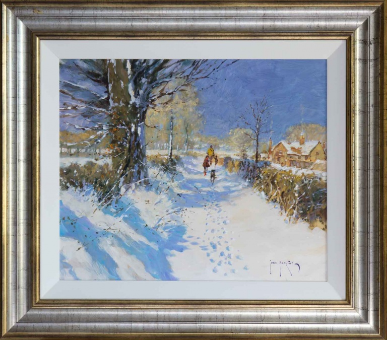 Snow on the Bridleway by John Haskins
