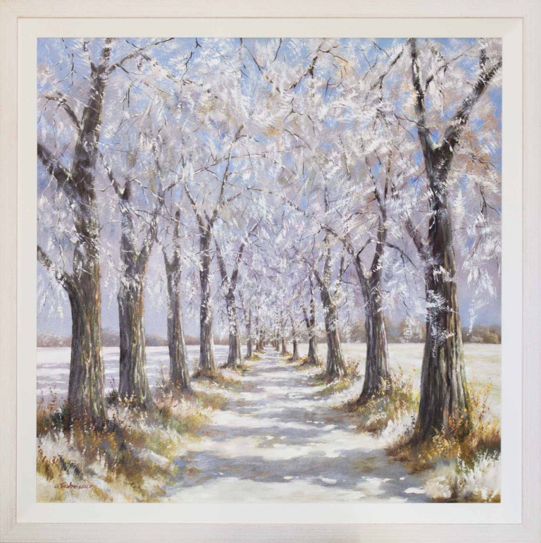 Snow Covered Avenue