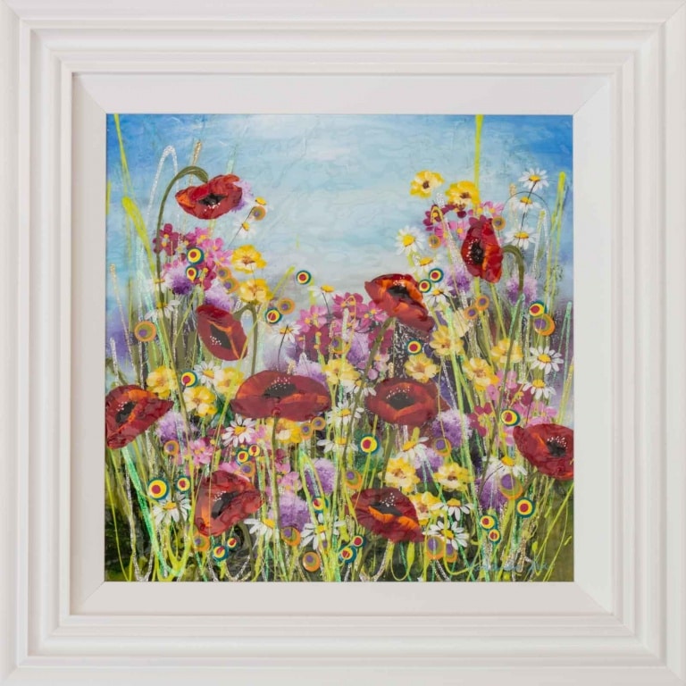 Poppy Meadow II by Rozanne Bell