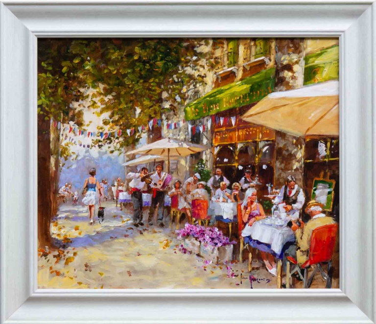 Lunch At Normandie by John Haskins