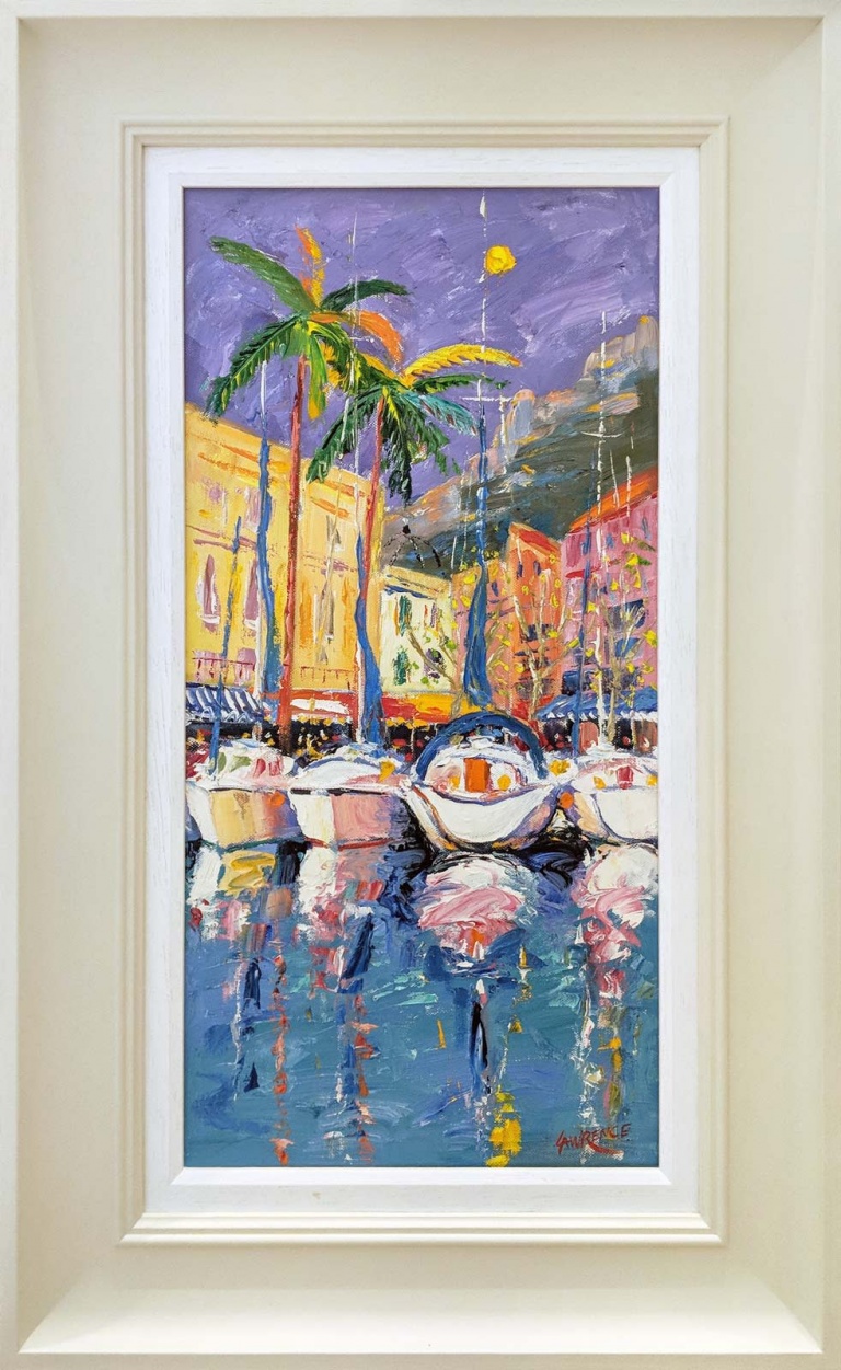 Boats, Cassis France by John Lawrence