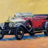 Rolls Royce Circa 1921 by John Lawrence, original painting