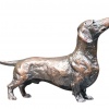 limited edition bronze sculpture of a dachshund