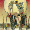 Lunar Love by Andrei Protsouk, limited edition print