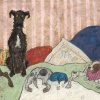 Big Dog Bed by Sam Toft, limited edition print, detail