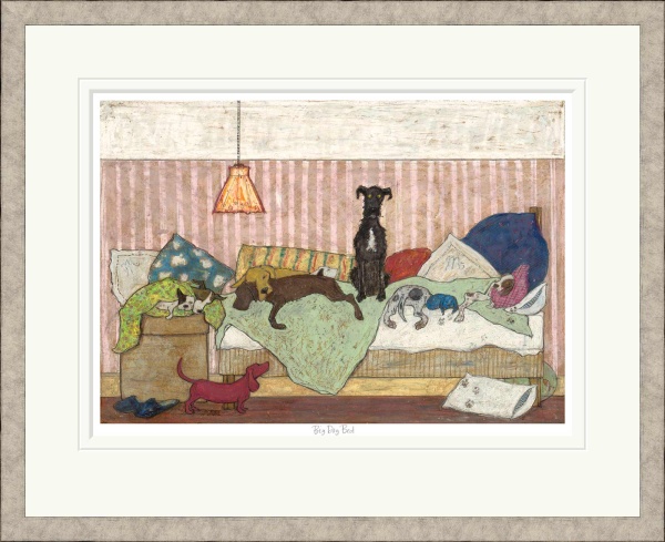 Big Dog Bed by Sam Toft, limited edition print