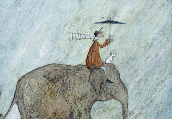 Never Forget the Way Home by Sam Toft, limited edition print, detail