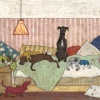 Big Dog Bed by Sam Toft, limited edition print