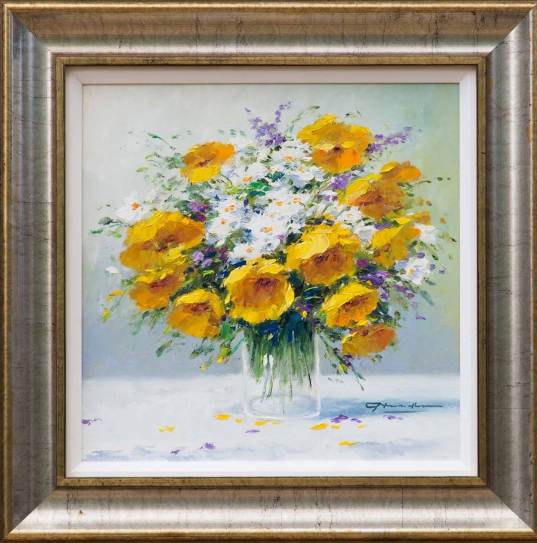 Bouquet of Yellows and Whites