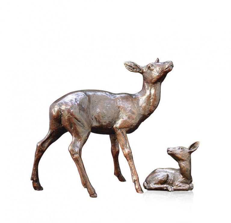 Hind and Fawn by Michael Simpson