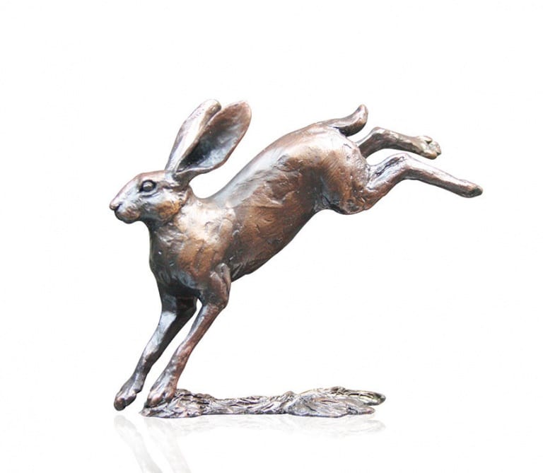 Small Hare Leaping by Michael Simpson