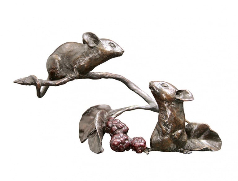 Mice with Berries by Michael Simpson