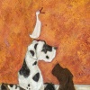 Big Dog Bath by Sam Toft, limited edition print, detail
