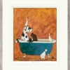 Big Dog Bath by Sam Toft, limited edition print