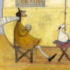 This Is The Life by Sam Toft, limited edition print, detail