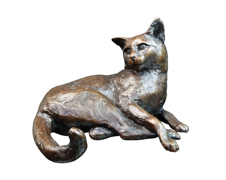 Cat Lying by Michael Simpson