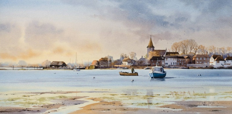 November Light At Bosham by Oliver Pyle
