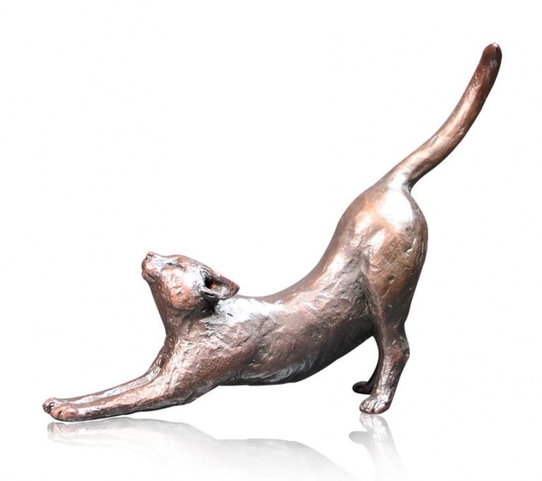 Small Cat Stretching by Michael Simpson
