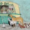 Waiting For Mr Cool by Sam Toft, limited edition print, detail