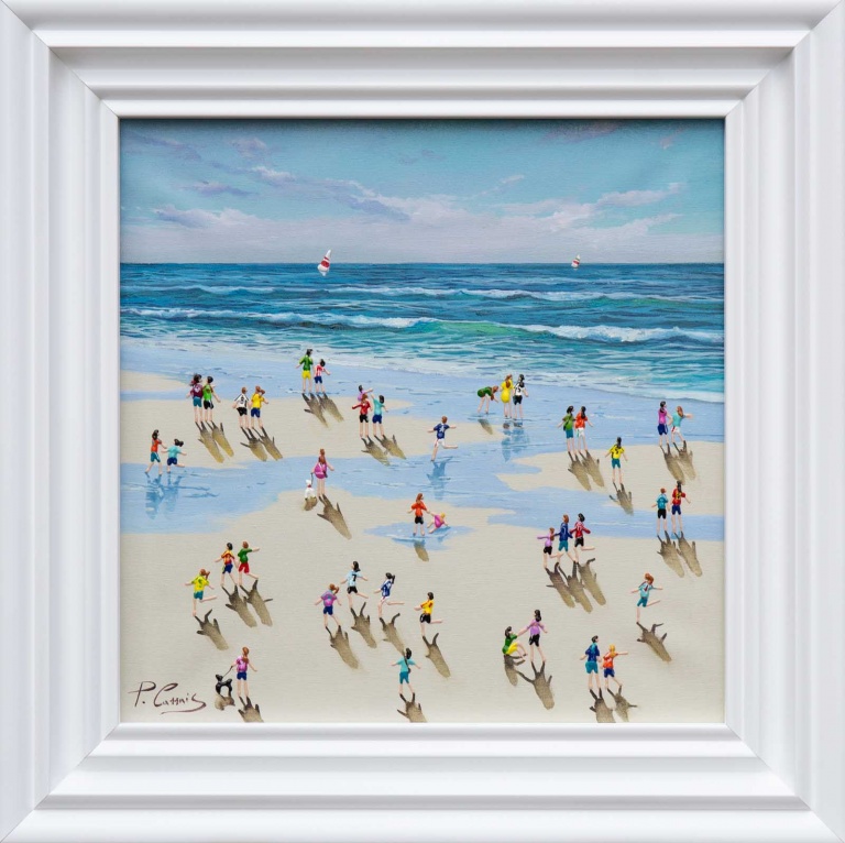 Playtime On The Beach by Paola Cassais