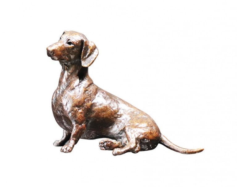 Dachshund Sitting by Michael Simpson