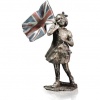 VE Day sculpture by michael simpson to commemorate end of world war two
