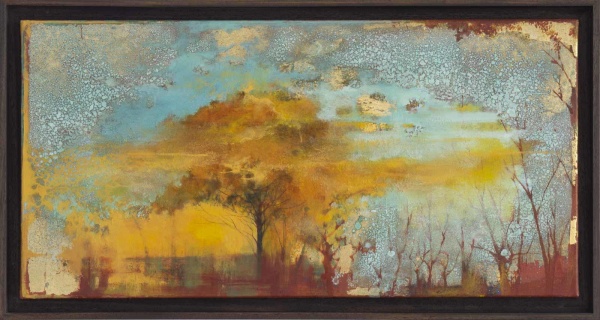 original abstract painting by Japanese artist hiroko lewis