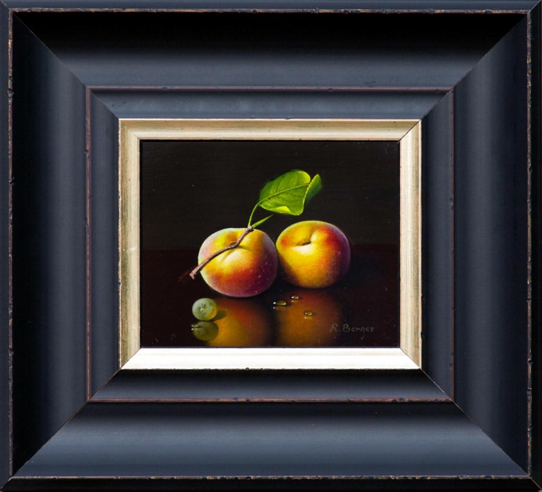 Two Peaches by Ronald Berger