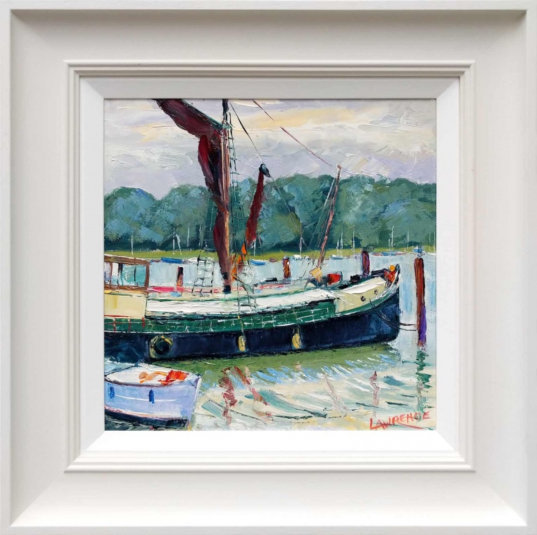 Sailing Barge, Suffolk by John Lawrence