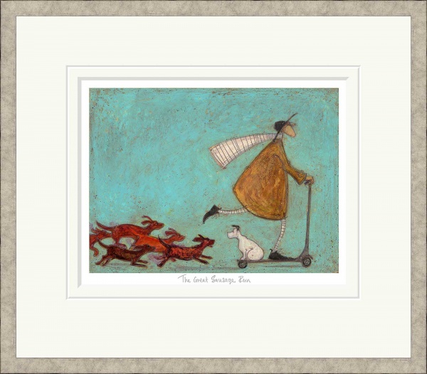 The Great Sausage Run by Sam Toft, limited edition print
