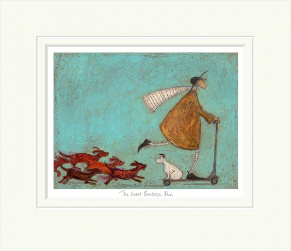 The Great Sausage Run by Sam Toft, limited edition print