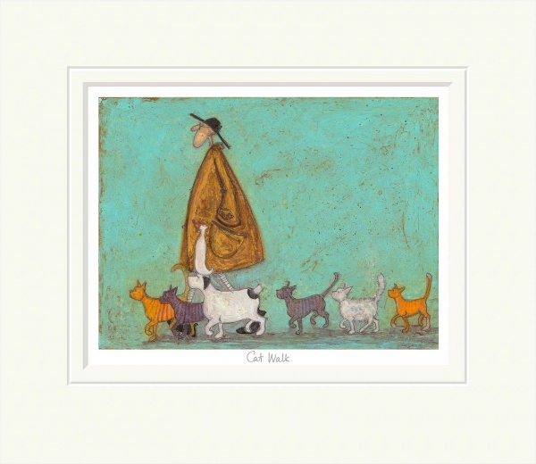 Cat Walk by Sam Toft, limited edition print