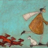 The Great Sausage Run by Sam Toft, limited edition print