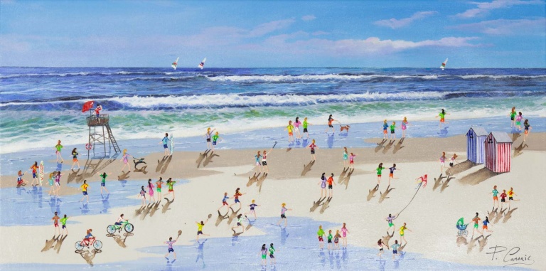 Summer on the Beach by Paola Cassais