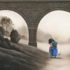 Love Train by Michael Abrams, limited edition print, detail