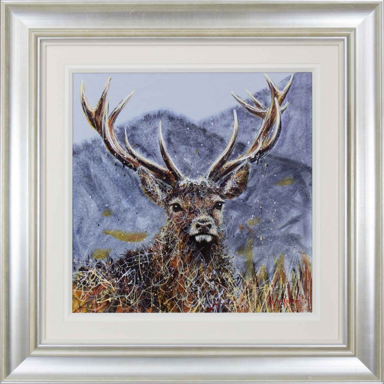 Greeting Stag by Ruby Keller